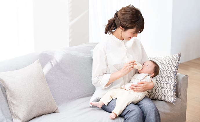 赤ちゃんのミルクにも安心してお使いいただけます